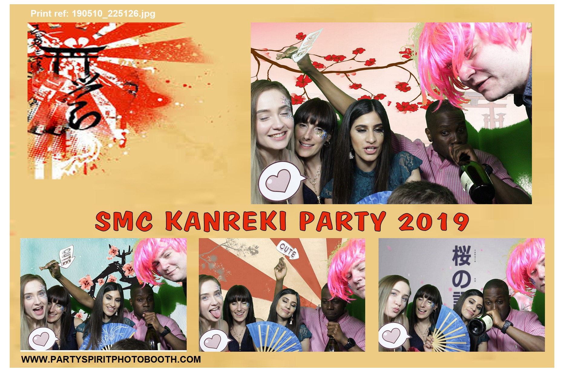 60th Japanese Theme Event | View more photos from the event at gallery.partyspiritphotobooth.com/u/PartySpiritPhotoBooth/60th-Japanese-Theme-Event
